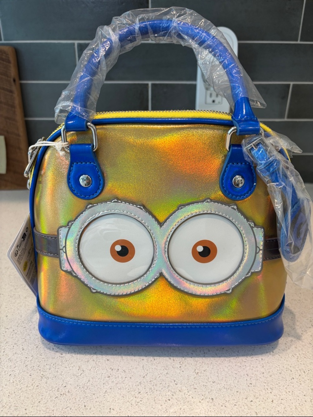 Holographic Minion Loungefly Handbag/Crossbody NWT
